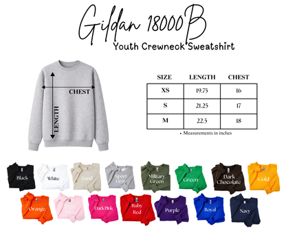 School Glitter Sweatshirt
