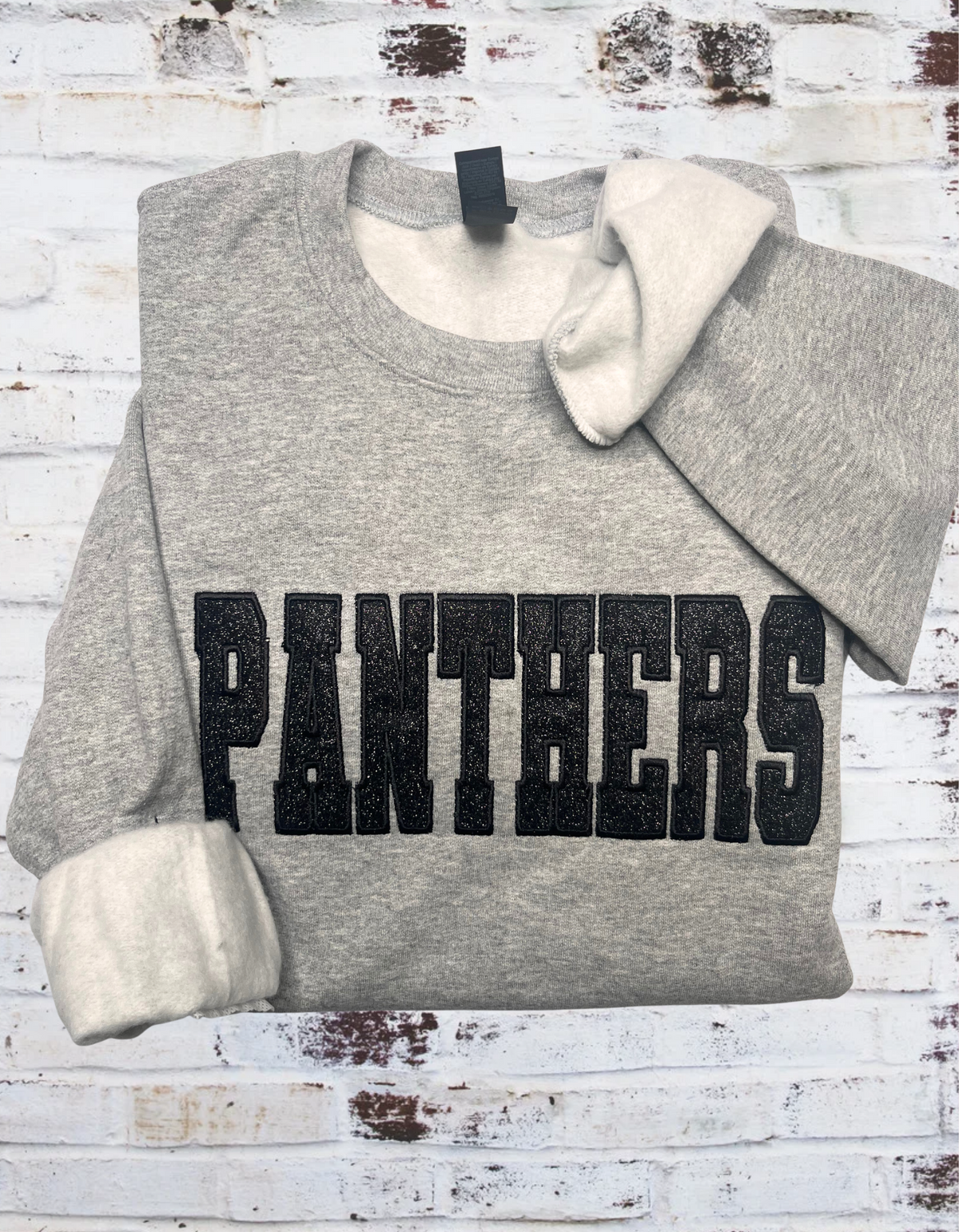 Team Mom Glitter Sweatshirt