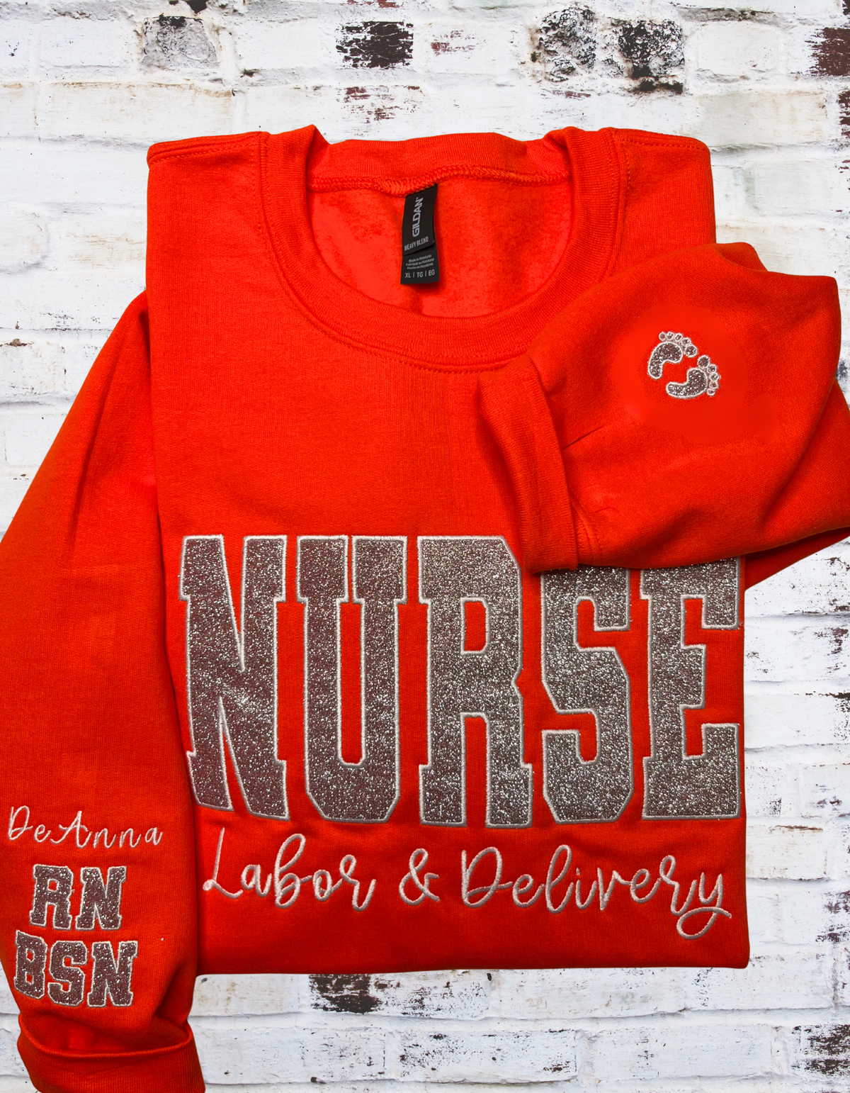 Nurse/Occupation Glitter Sweatshirt (Customize)