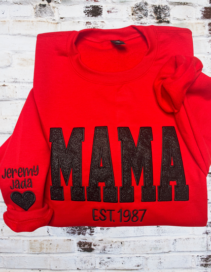 Glitter Mama Sweatshirt (Customize)