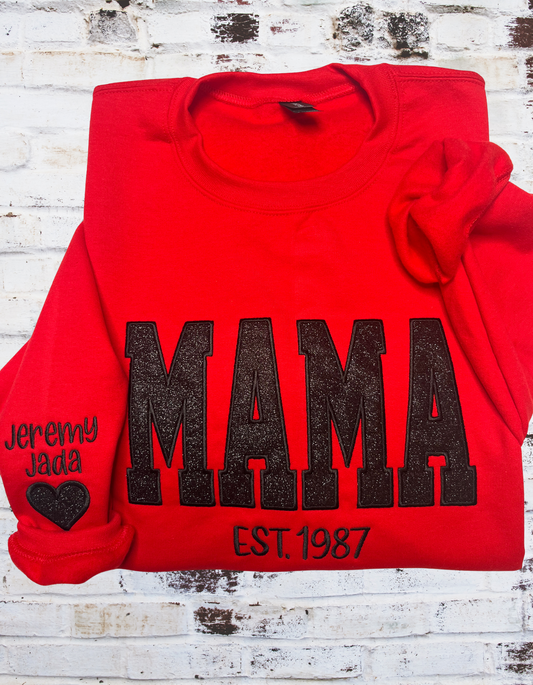 Glitter Mama Sweatshirt (Customize)