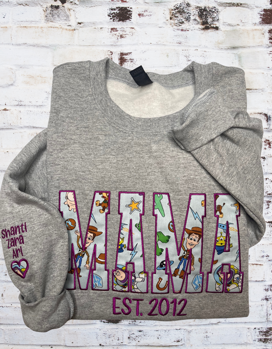 Mama Appliqué Sweatshirt (Customize)