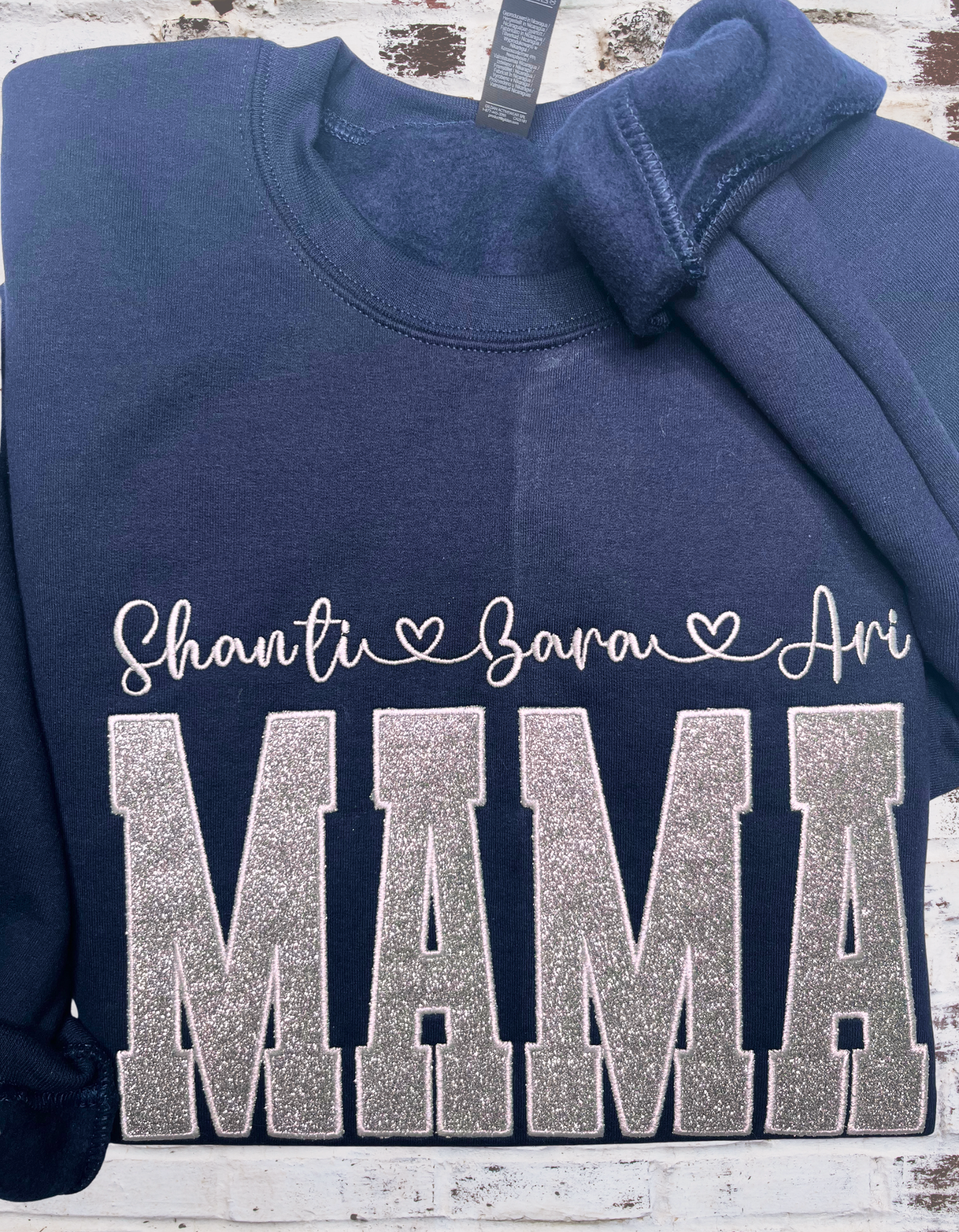 Glitter Mama Sweatshirt w/Names (Customize)