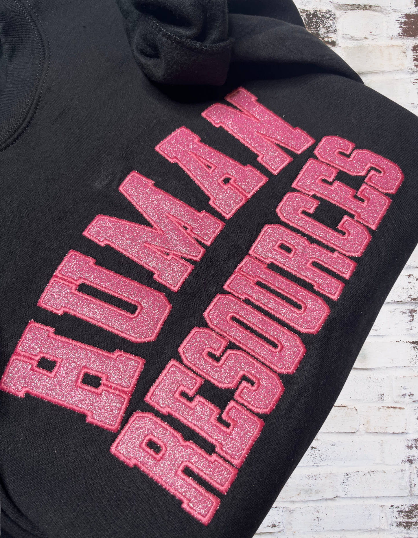 Human Resources/Occupation Glitter Sweatshirt (Customize)