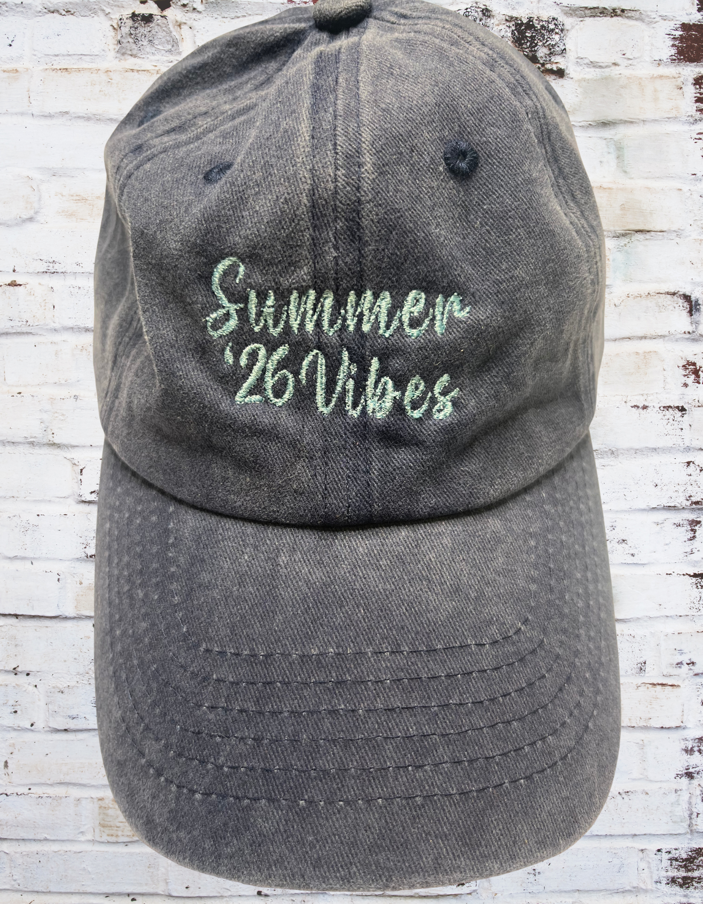 Summer Vibes 2026 Washed Hat
