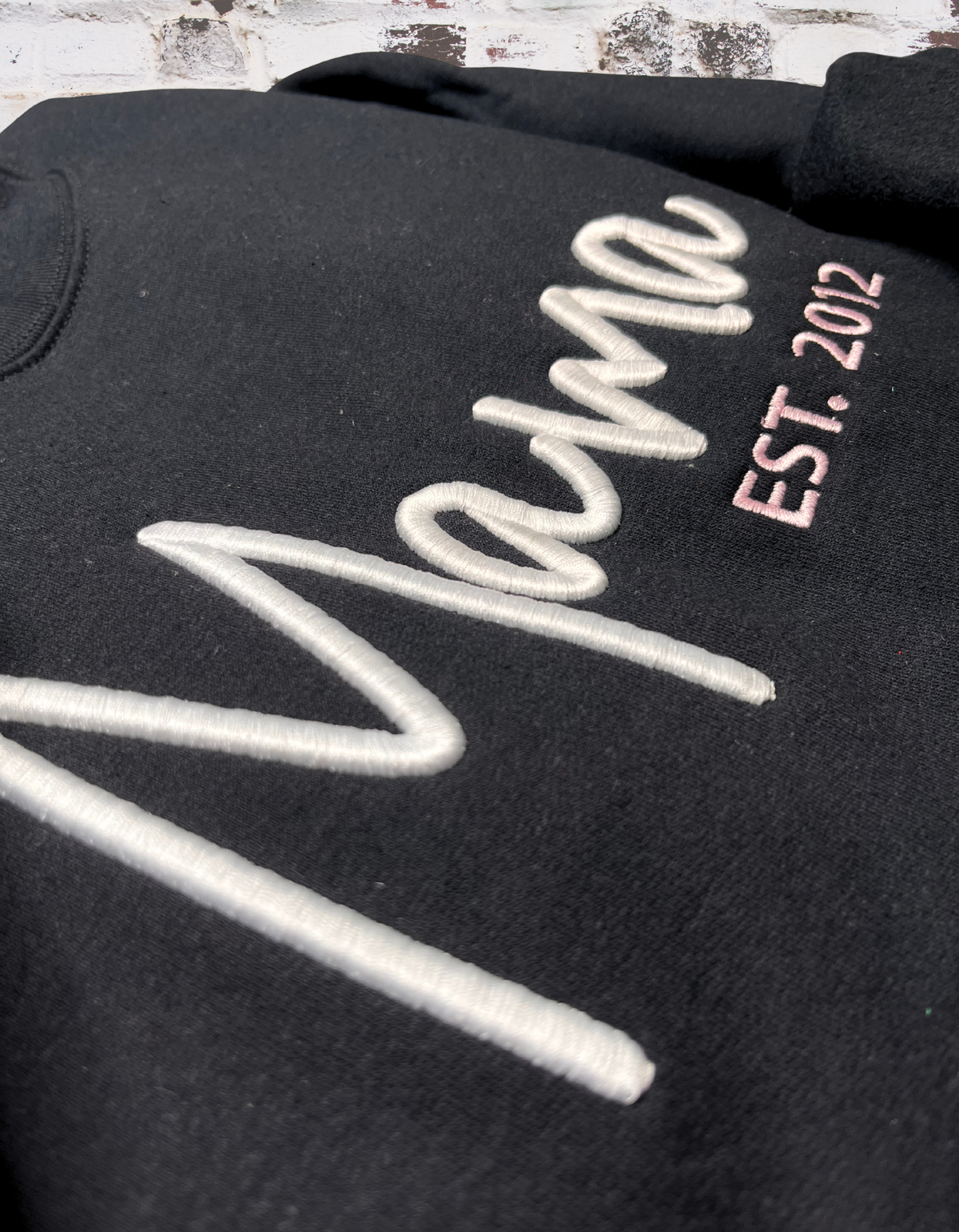 Mama 3D Puff Embroidered Sweatshirt
