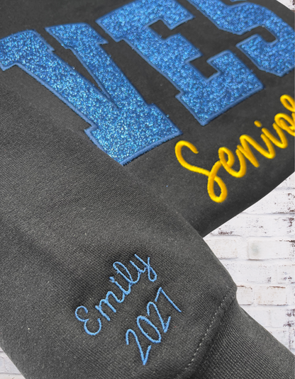 School Glitter Sweatshirt