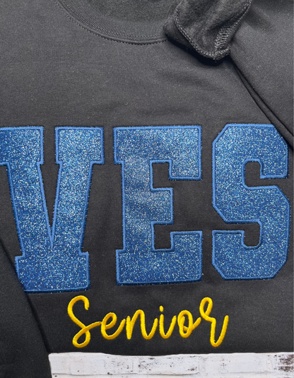 School Glitter Sweatshirt