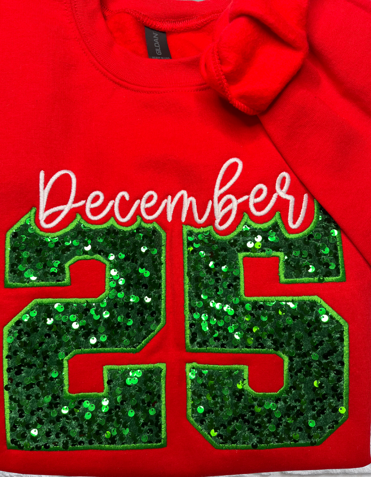 December 25th Sequins Embroidered Sweatshirt #1