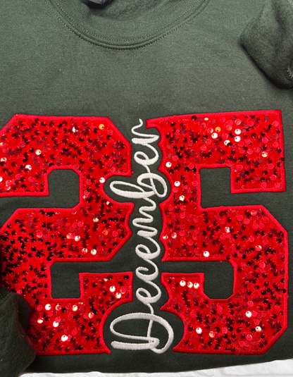 December 25th Sequins Embroidered Sweatshirt #2