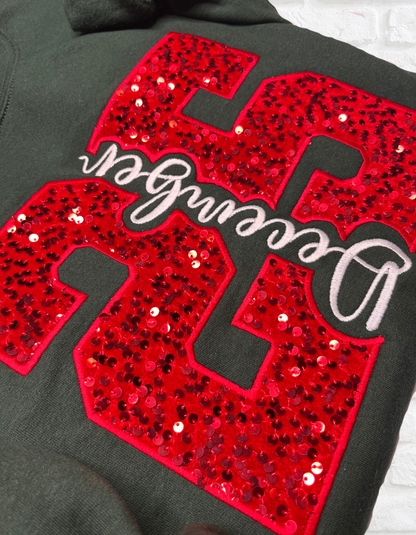 December 25th Sequins Embroidered Sweatshirt #2